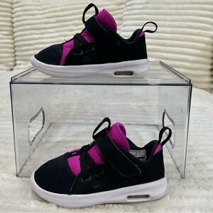 Air Jordan First Class GT Sneakers Size Kids 9C Color Black And Pink